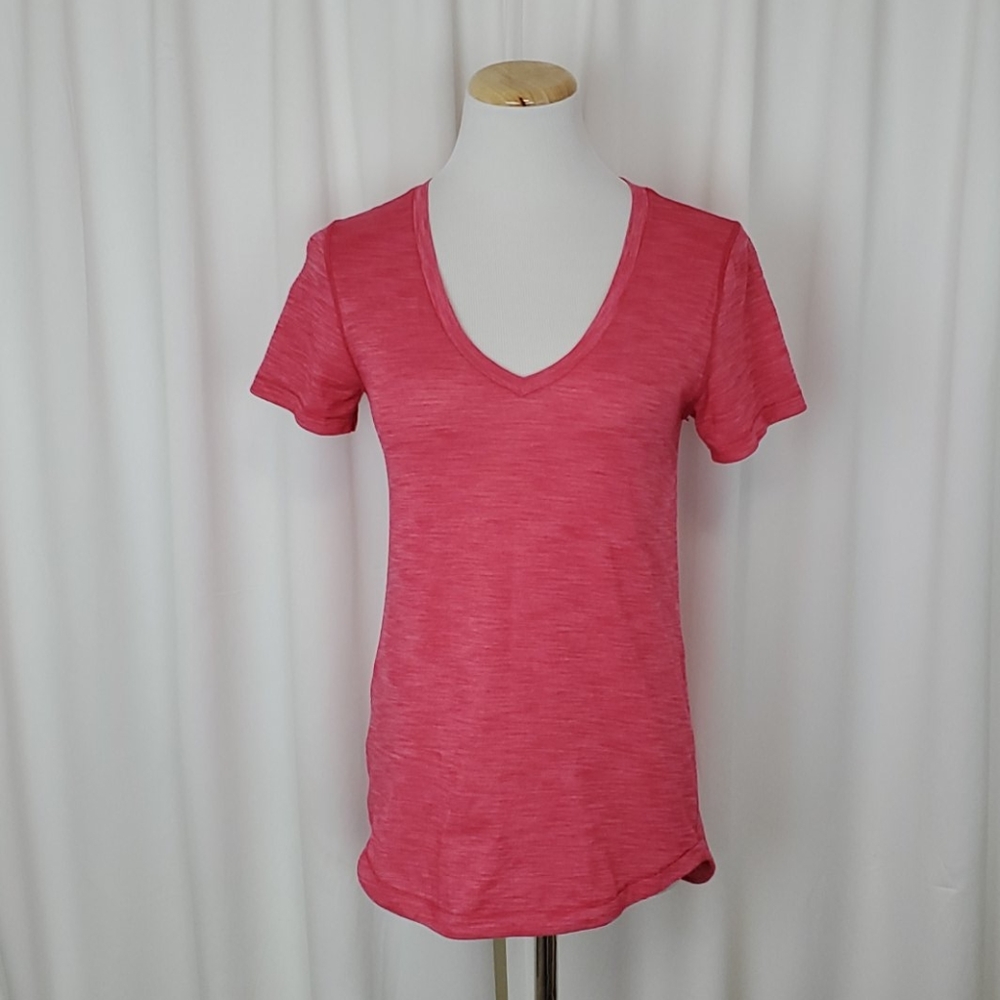 Lululemon What The Sport Tee Heathered Boom Juice